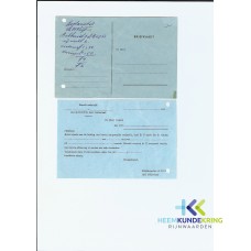 Declaratie briefkaart
